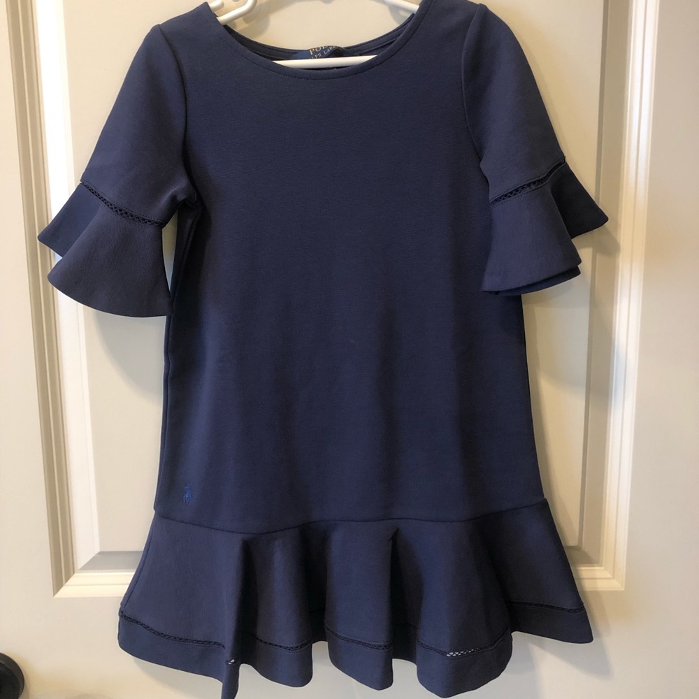 Ralph Lauren Girls size 5 navy dress